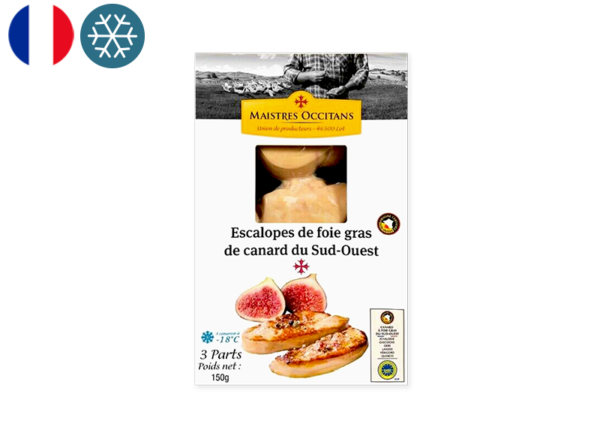 Duck Foie Gras Escalopes (x3, Frozen)