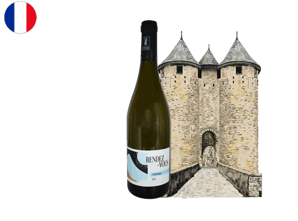 Pays d'Oc IGP, Chardonnay, Rendez-Vous, 2023