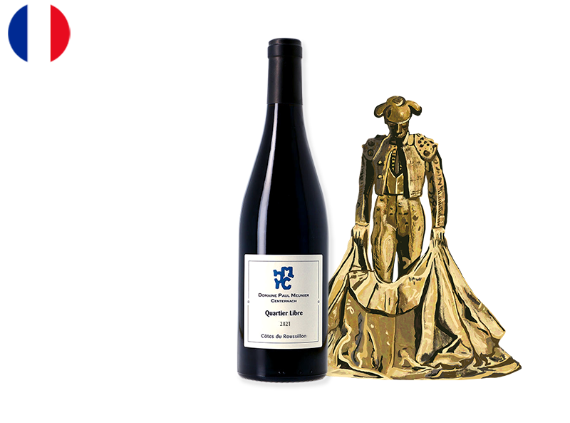 Côtes-du-Roussillon AOC, Quartier Libre, Domaine Paul Meunier-Centernach, 2021
