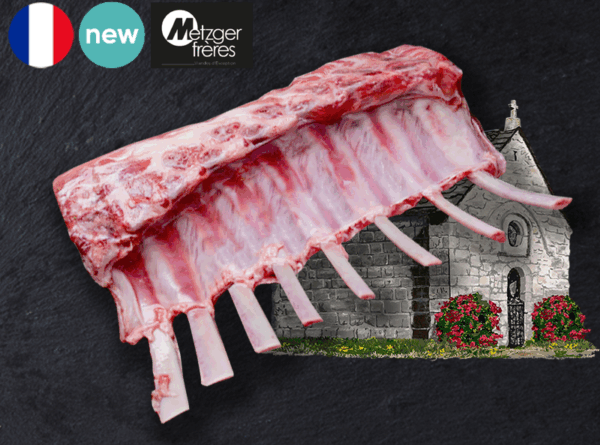 Lamb from Sisteron, Rack Trimmed and Cap Off (x8 Chops, Chilled)